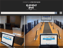Tablet Screenshot of elementonescreens.com